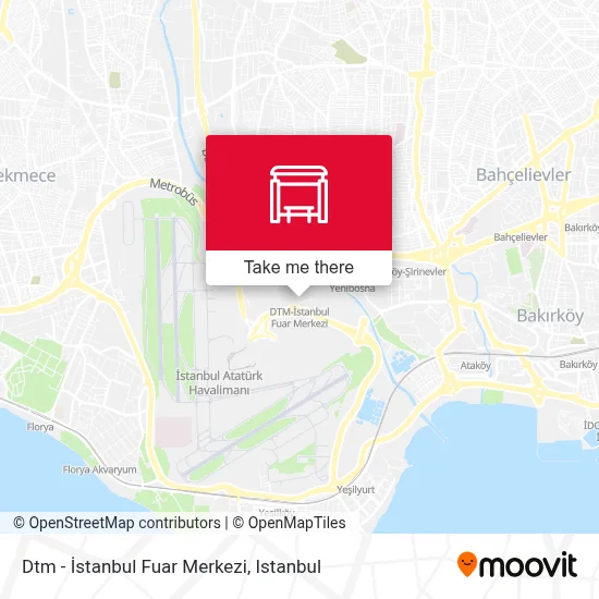 Dtm - İstanbul Fuar Merkezi map