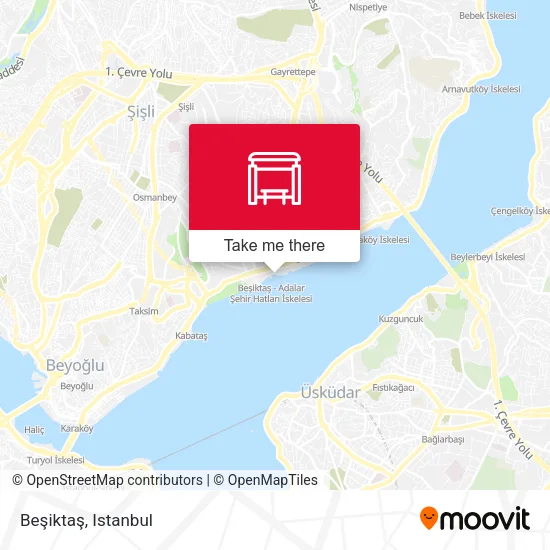 Beşiktaş map
