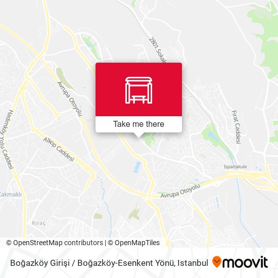 Boğazköy Girişi / Boğazköy-Esenkent Yönü map