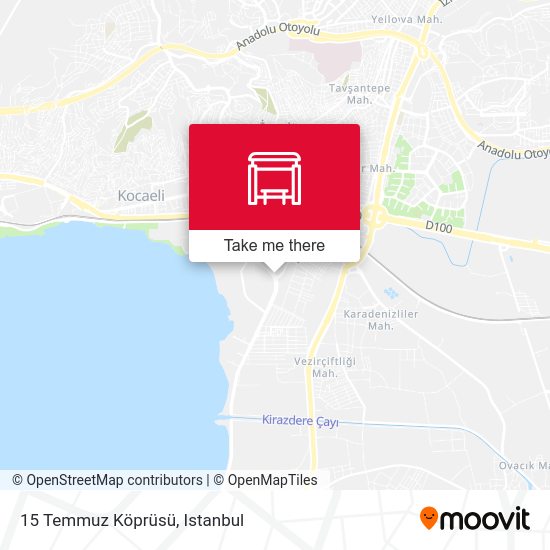 15 Temmuz Köprüsü map