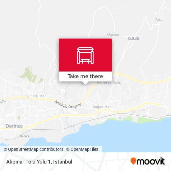 Akpınar Toki Yolu 1 map