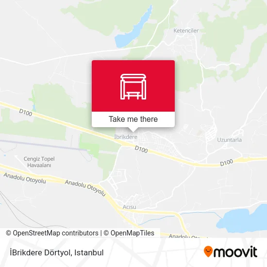 İBrikdere Dörtyol map