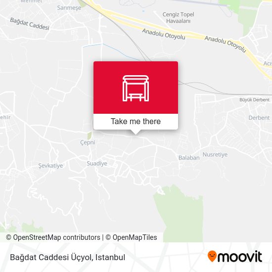 Bağdat Caddesi Üçyol map