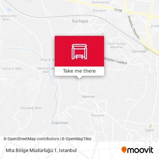 Mta Bölge Müdürlüğü 1 map