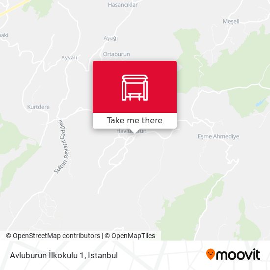 Avluburun İlkokulu 1 map