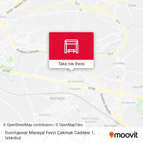 Dumlupınar Maraşal Fevzi Çakmak Caddesi 1 map