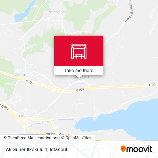 Ali Güner İlkokulu 1 map
