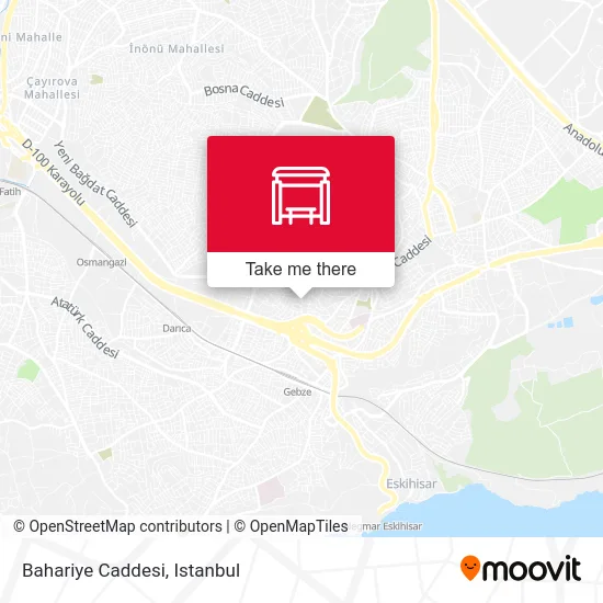 Bahariye Caddesi map