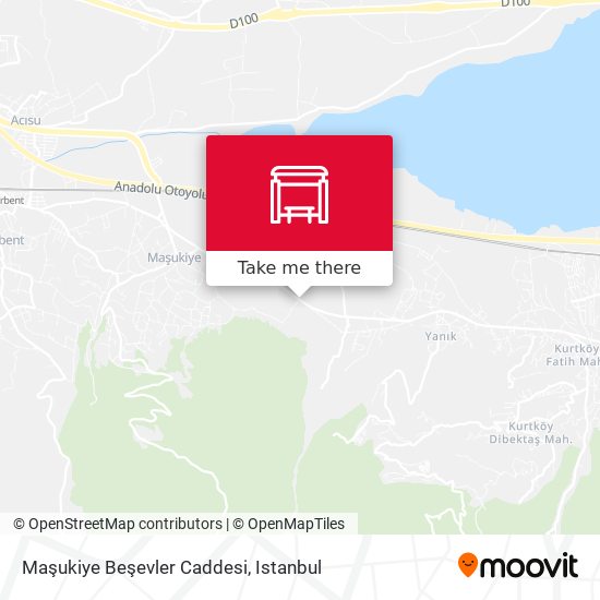 Maşukiye Beşevler Caddesi map