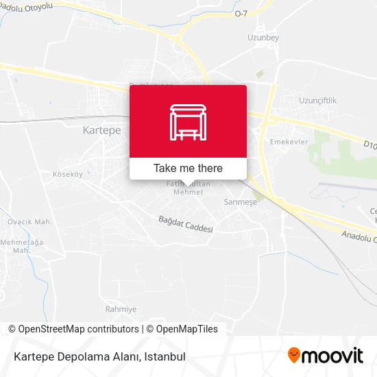 Kartepe Depolama Alanı map