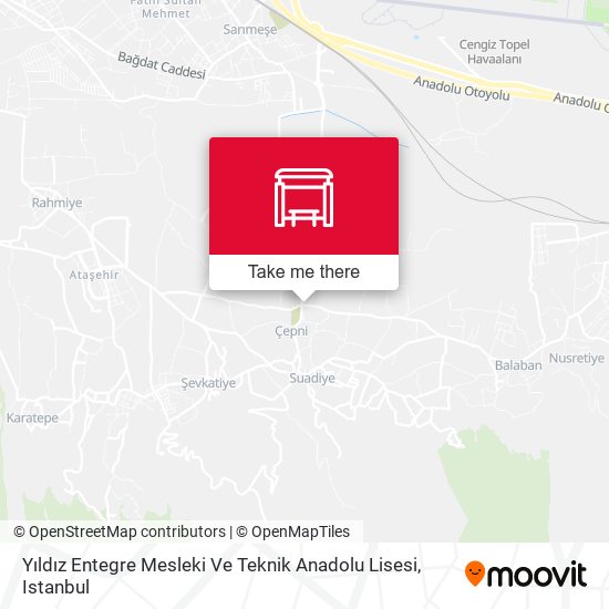 Yıldız Entegre Mesleki Ve Teknik Anadolu Lisesi map