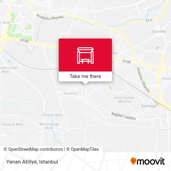Yanan Atölye map