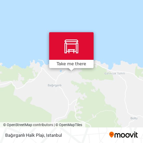 Bağırganlı Halk Plajı map