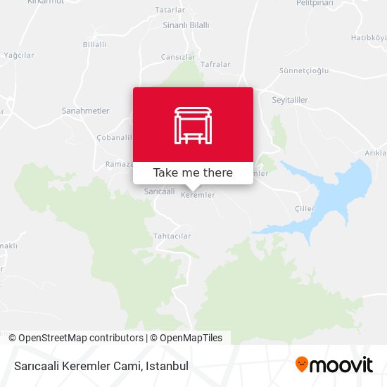 Sarıcaali Keremler Cami map