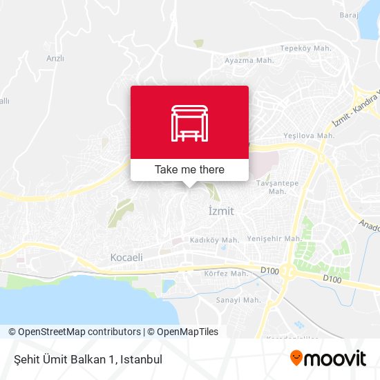 Şehit Ümit Balkan 1 map