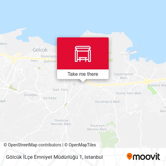 Gölcük İLçe Emniyet Müdürlüğü 1 map