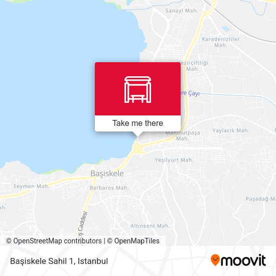 Başiskele Sahil 1 map