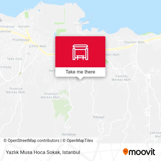 Yazlık Musa Hoca Sokak map