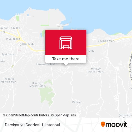 Dervişsuyu Caddesi 1 map