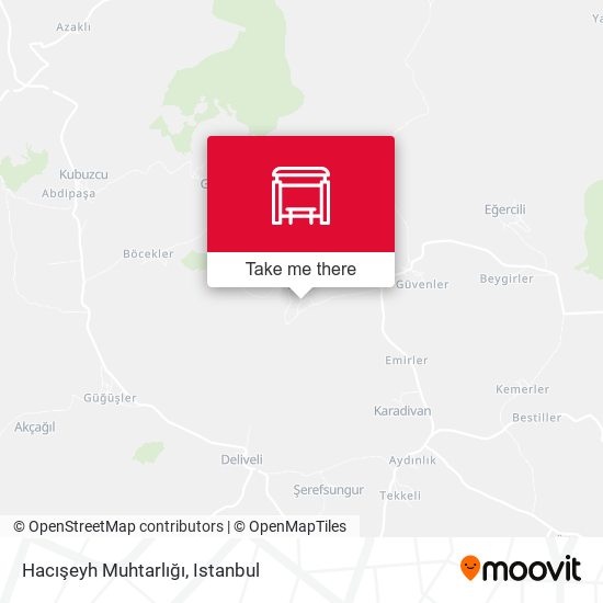 Hacışeyh Muhtarlığı map