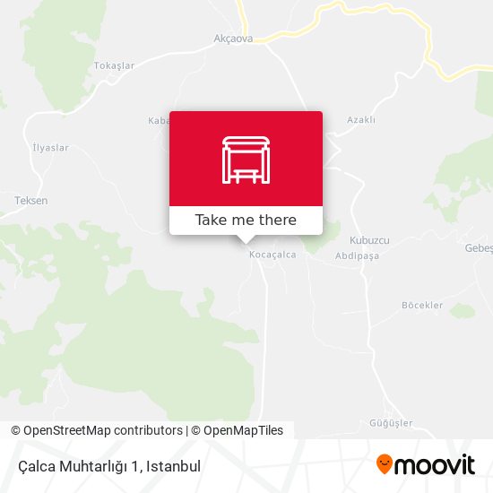 Çalca Muhtarlığı 1 map