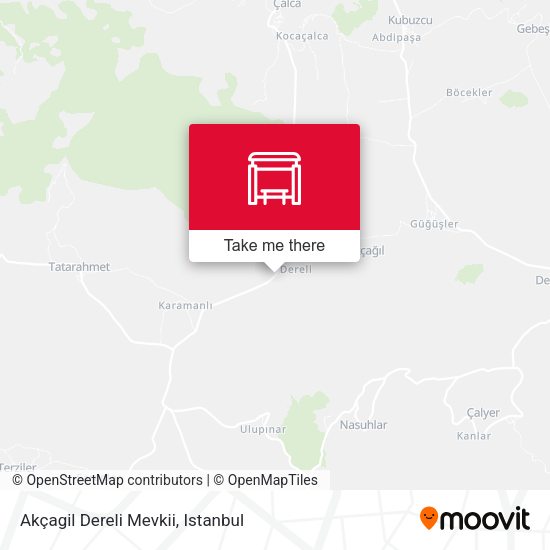 Akçagil Dereli Mevkii map