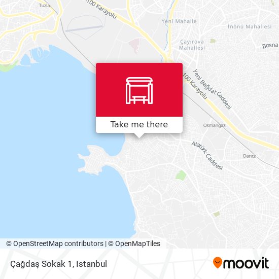 Çağdaş Sokak 1 map
