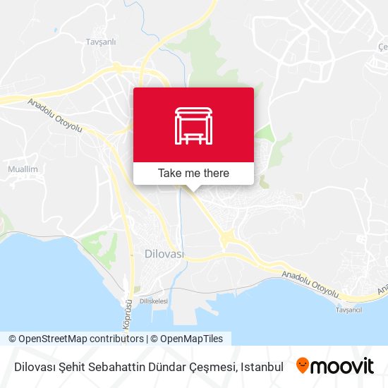 Dilovası Şehit Sebahattin Dündar Çeşmesi map