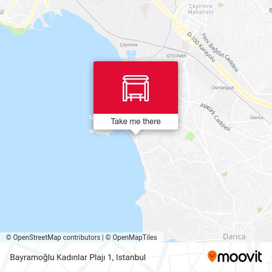 Bayramoğlu Kadınlar Plajı 1 map