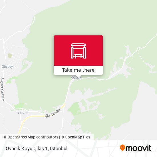 Ovacık Köyü Çıkış 1 map