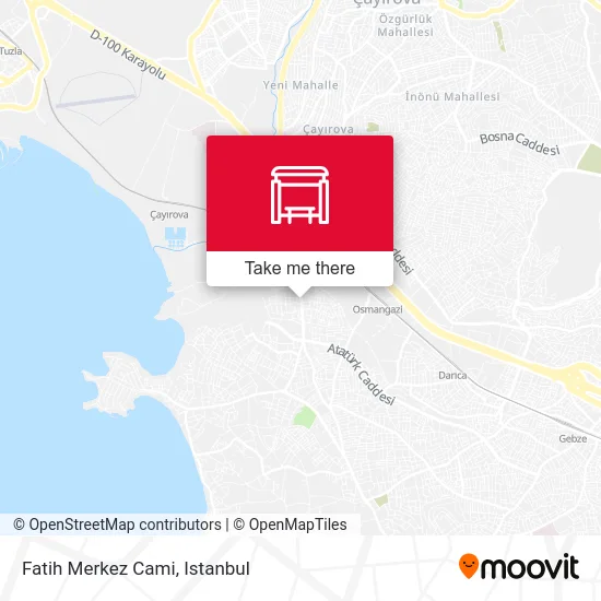 Fatih Merkez Cami map