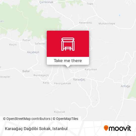 Karaağaç Dağdibi Sokak map