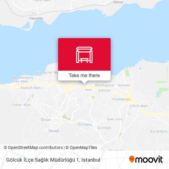 Gölcük İLçe Sağlık Müdürlüğü 1 map
