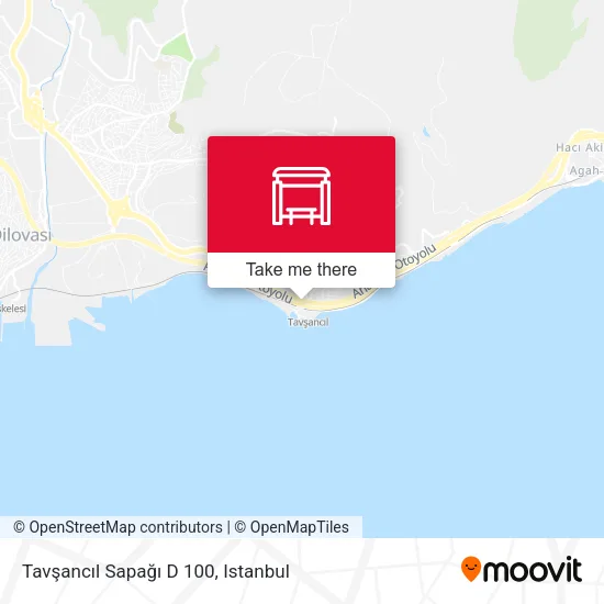 Tavşancıl Sapağı D 100 map