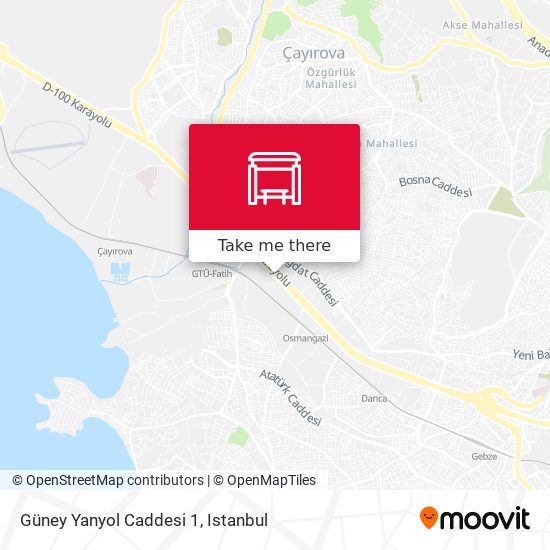 Güney Yanyol Caddesi 1 map