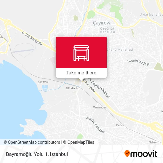 Bayramoğlu Yolu 1 map
