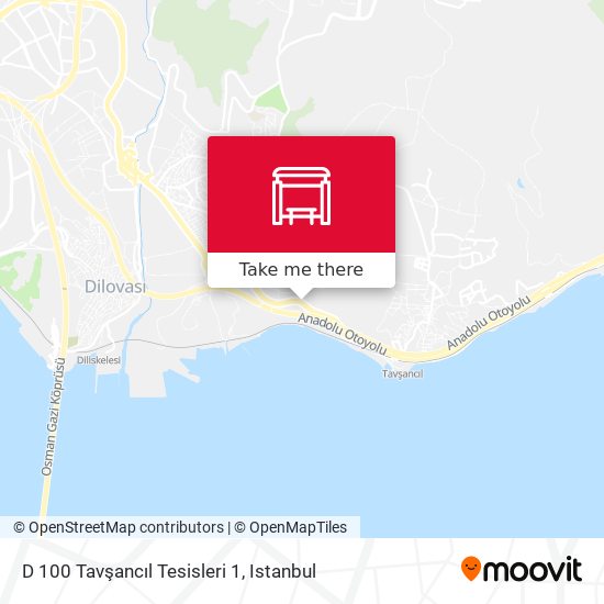 D 100 Tavşancıl Tesisleri 1 map