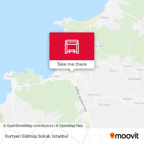 Kurtyeri Gülmüş Sokak map