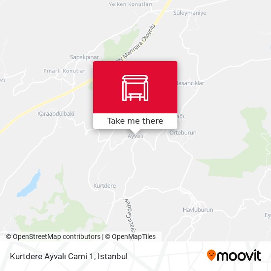 Kurtdere Ayvalı Cami 1 map