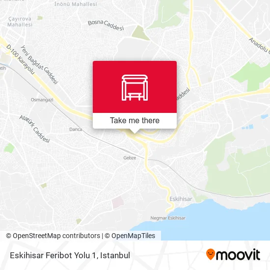 Eskihisar Feribot Yolu 1 map