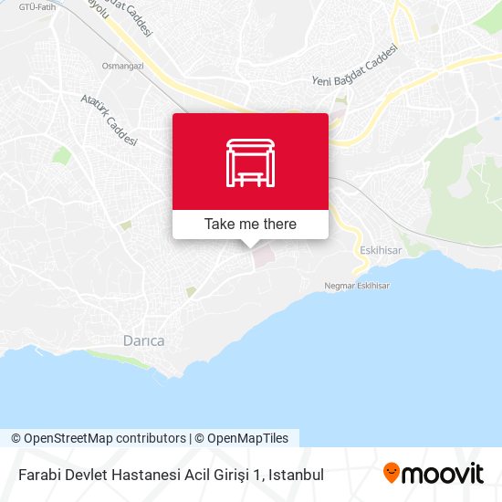 Farabi Devlet Hastanesi Acil Girişi 1 map