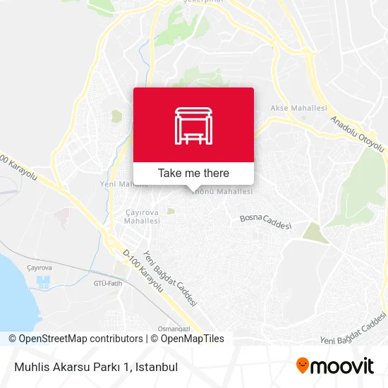 Muhlis Akarsu Parkı 1 map