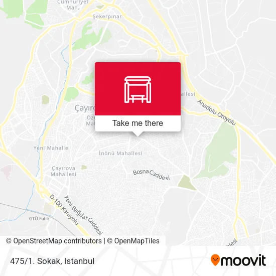 475/1. Sokak map