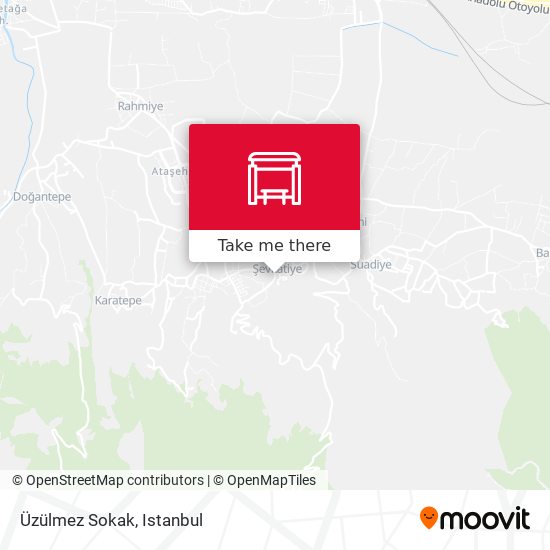 Üzülmez Sokak map