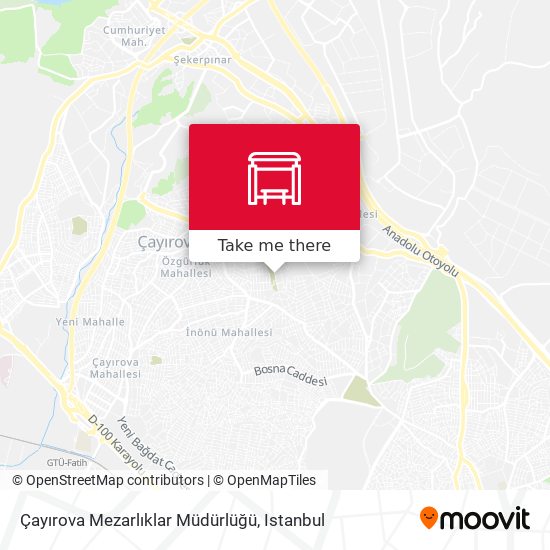 Çayırova Mezarlıklar Müdürlüğü map