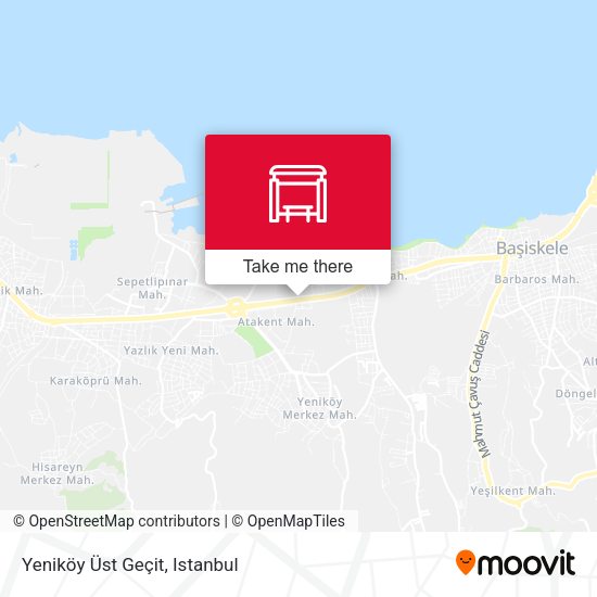 Yeniköy Üst Geçit map