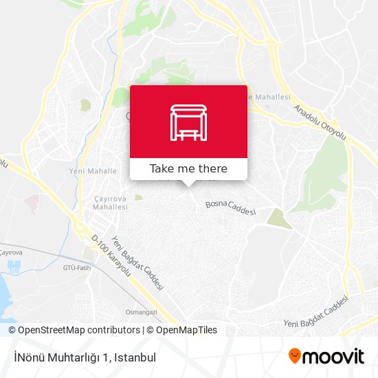 İNönü Muhtarlığı 1 map