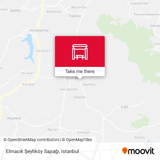 Elmacık Şeyhköy Sapağı map