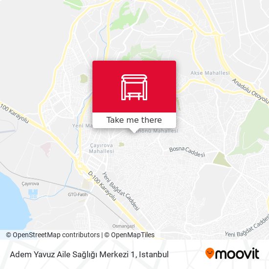 Adem Yavuz Aile Sağlığı Merkezi 1 map