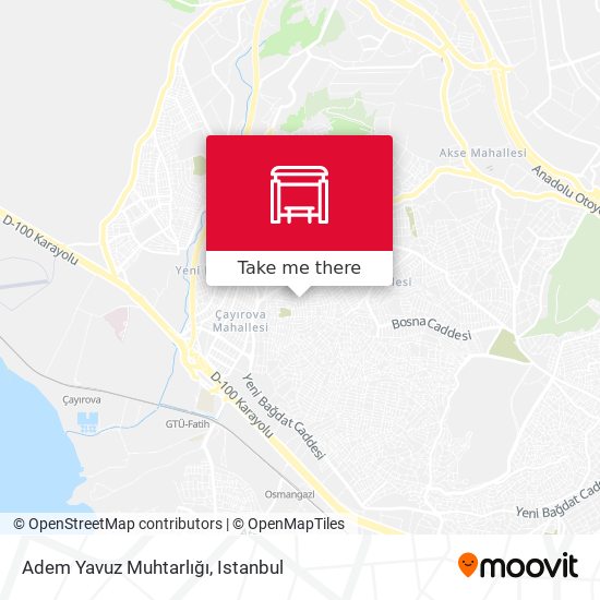 Adem Yavuz Muhtarlığı map